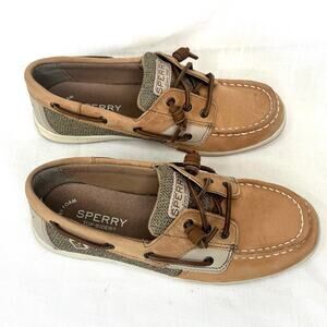 Sperry’s Kid’s Shoes Size 3.5, Tan Boat Shoes